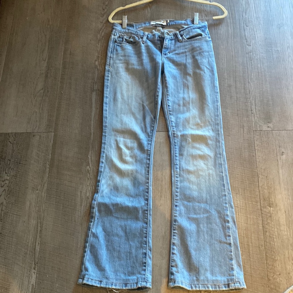 Vintage 2000s Low Rise Abercrombie and Fitch boot cut jeans Size 0
